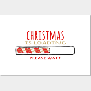 Christmas loading - Happy Christmas and a happy new year! - Available in stickers, clothing, etc Posters and Art